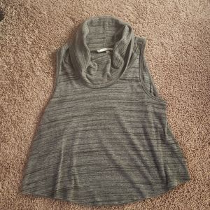 Moon Kiss Gray Cowl Neck Top